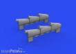 Eduard Accessories 672301 - 1:72 Hurricane Mk.I exhaust stacks for ARMA HOBBY