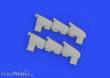 Eduard Accessories 672301 - 1:72 Hurricane Mk.I exhaust stacks for ARMA HOBBY