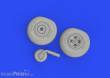 Eduard Accessories 672302 - 1:72 Hurricane Mk.I wheels for ARMA HOBBY