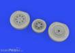 Eduard Accessories 672303 - 1:72 P-39Q wheels PRINT1/72 for ARMA HOBBY
