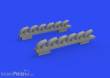 Eduard Accessories 672305 - 1:72 P-39Q exhaust stacks PRINT 1/72 for ARMA HOBBY