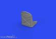 Eduard Accessories 672306 - 1:72 P-39Q seat PRINT 1/72 for ARMA HOBBY
