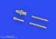 Eduard Accessories 672307 - 1:72 P-39Q gun barrels PRINT 1/72 for ARMA HOBBY