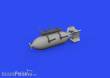 Eduard Accessories 672308 - 1:72 P-39Q 500lb bomb PRINT 1/72 ARMA HOBBY