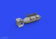 Eduard Accessories 672308 - 1:72 P-39Q 500lb bomb PRINT 1/72 ARMA HOBBY
