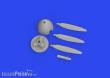 Eduard Accessories 672313 - 1:72 Bf 109F propeller early PRINT 1/72 EDUARD
