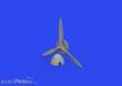 Eduard Accessories 672313 - 1:72 Bf 109F propeller early PRINT 1/72 EDUARD