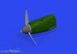 Eduard Accessories 672314 - 1:72 Bf 109F propeller late PRINT 1/72 EDUARD