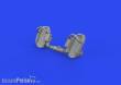 Eduard Accessories 672319 - 1:72 Bf 109E rudder pedals early PRINT 1/72