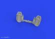Eduard Accessories 672319 - 1:72 Bf 109E rudder pedals early PRINT 1/72