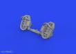 Eduard Accessories 672320 - 1:72 Bf 109E rudder pedals late PRINT 1/72
