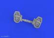 Eduard Accessories 672320 - 1:72 Bf 109E rudder pedals late PRINT 1/72