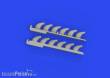 Eduard Accessories 672325 - 1:72 Bf 109F/G exhaust stacks PRINT 1/72 EDUARD