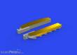 Eduard Accessories 672325 - 1:72 Bf 109F/G exhaust stacks PRINT 1/72 EDUARD