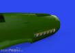 Eduard Accessories 672325 - 1:72 Bf 109F/G exhaust stacks PRINT 1/72 EDUARD