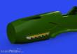 Eduard Accessories 672325 - 1:72 Bf 109F/G exhaust stacks PRINT 1/72 EDUARD