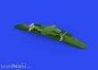 Eduard Accessories 672326 - 1:72 Bf 109F/G/K gun pods PRINT 1/72 EDUARD