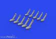 Eduard Accessories 672329 - 1:72 Bf 109 balance weights PRINT 1/72 EDUARD