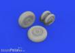 Eduard Accessories 672330 - 1:72 MiG-29 wheels 1/72 GREAT WALL HOBBY