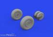 Eduard Accessories 672330 - 1:72 MiG-29 wheels 1/72 GREAT WALL HOBBY