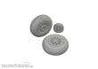 Eduard Accessories 672370 - P-51D wheels diamond tread 2 1/72