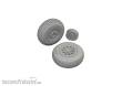 Eduard Accessories 672371 - P-51D wheels block tread 2 1/72