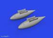 Eduard Accessories 672376 - P-51D 165gal fuel tanks PRINT