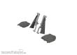 Eduard Accessories 672384 - P-51D undercarriage legs PRINT EDUARD