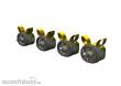 Eduard Accessories 672386 - B-24H engines PRINT AIRFIX