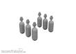 Eduard Accessories 672396 - WWII USAAF oxygen cylinder A-6 PRINT