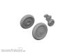 Eduard Accessories 672405 - Bf 109G-6 wheels TAMIYA