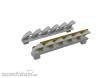 Eduard Accessories 672406 - Bf 109G-6 exhaust stacks PRINT TAMIYA