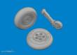 Eduard Accessories 672424 - Spitfire Mk.I/II/V wheels for IBG