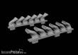 Eduard Accessories 672435 - Spitfire Mk.V six-stacks exhaust fishtail PRINT for Eduard