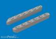 Eduard Accessories 672444 - P-51D exhaust stacks w/ fairing PRINT for Arma Hobby