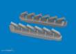 Eduard Accessories 672445 - P-51D exhaust stacks PRINT for Arma Hobby