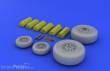 Eduard Accessories 632006 - 1:32 F-4J/S wheels for Tamiya
