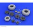 Eduard Accessories 632014 - B-25H/J wheels for HK Models