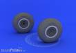 Eduard Accessories 632017 - B-17 wheels for HK Models in 1:48