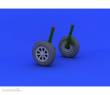 Eduard Accessories 632019 - F4U-1 wheels for Tamiya