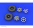 Eduard Accessories 632019 - F4U-1 wheels for Tamiya