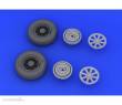 Eduard Accessories 632019 - F4U-1 wheels for Tamiya