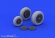 Eduard Accessories 632046 - 1:32 F-104 undercarriage wheels late for Ital