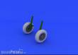 Eduard Accessories 632052 - 1:32 F4U-1 wheels diamond pattern for Tamiya