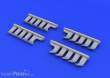 Eduard Accessories 632066 - Mosquito Mk.VI exhaust stacks f.Tamiya in 1:32