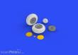 Eduard Accessories 632080 - P-40 wheels w/pattern for Hasegawa in 1:32