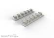 Eduard Accessories 632081 - P-39Q/N exhaust stacks for KittyHawk in 1:32
