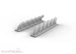 Eduard Accessories 632081 - P-39Q/N exhaust stacks for KittyHawk in 1:32