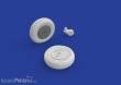 Eduard Accessories 632087 - A6M5c Zero wheels for Hasegawa in 1:32