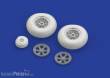 Eduard Accessories 632088 - P-47D wheels for Hasagawa in 1:32